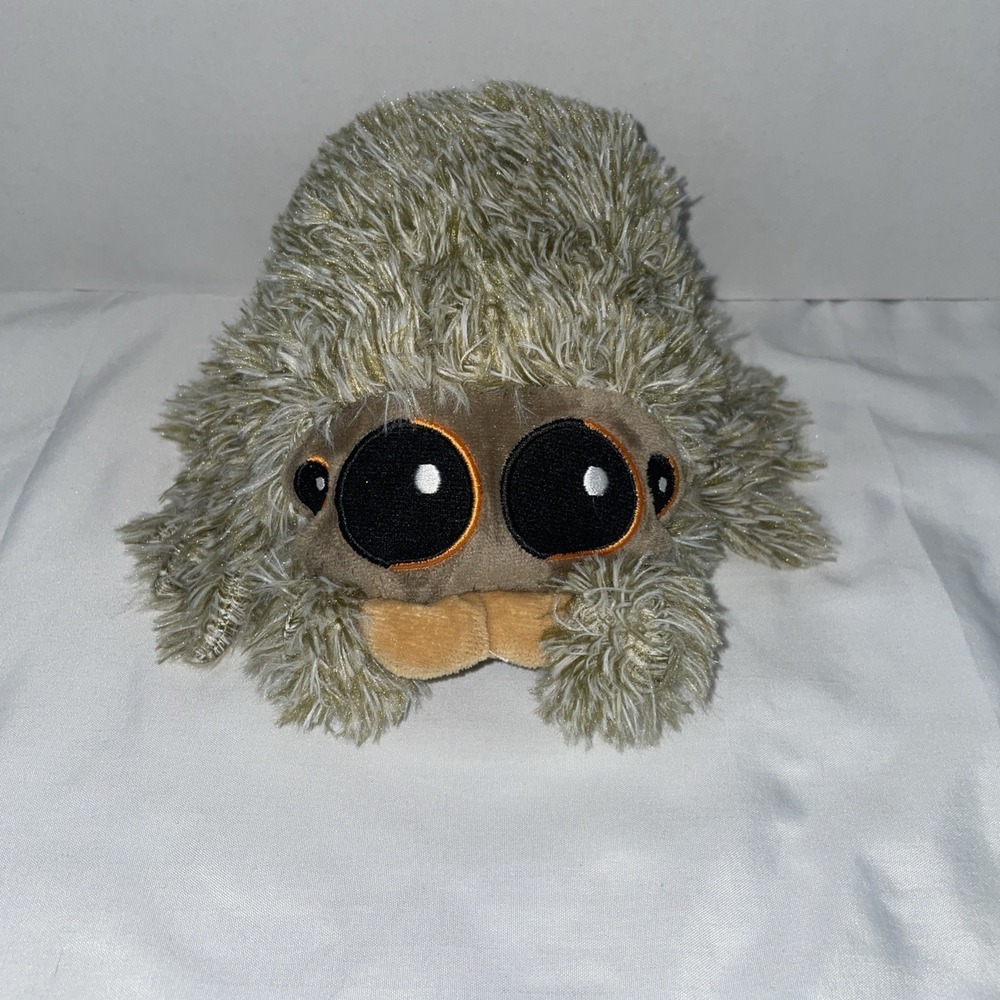 Lucas the Spider Plush Stuffed Animal Toy Brown Tan Shaggy 7 Inch Character